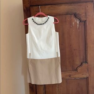 Zara jewel collar shift dress